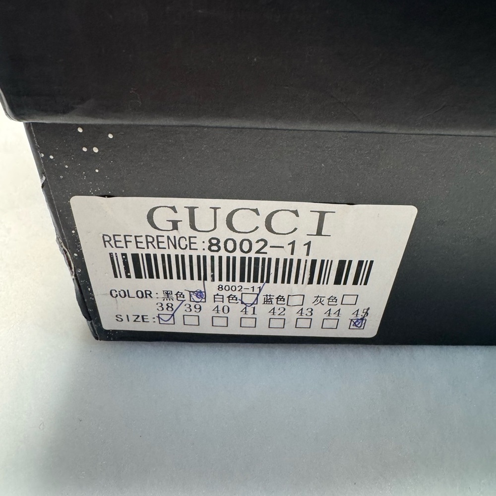 Gucci Red, Green, and Gold Spiked Heels - Picture 12 of 13